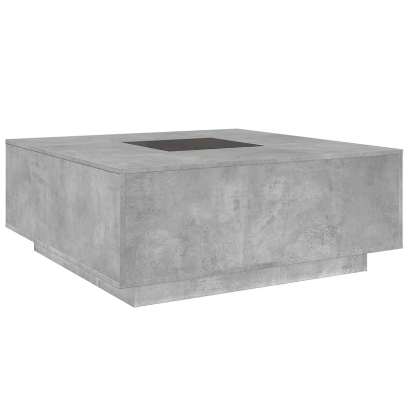 Creigh Coffee Table, Clear/Concrete Grey, Concrete Grey