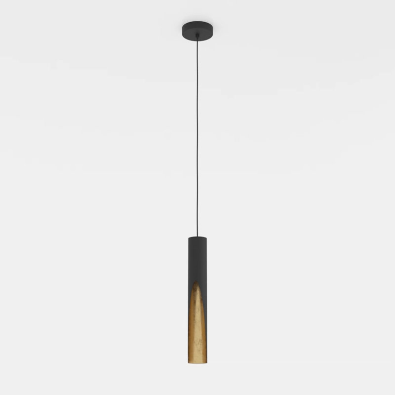 Auriga 1 - Light Satin Black LED Cylinder Pendant
