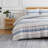 Coastal Stripes Down Alternative Oversized Comforter Set with Shams by Southshore Fine Linens-1154239126-1154239114