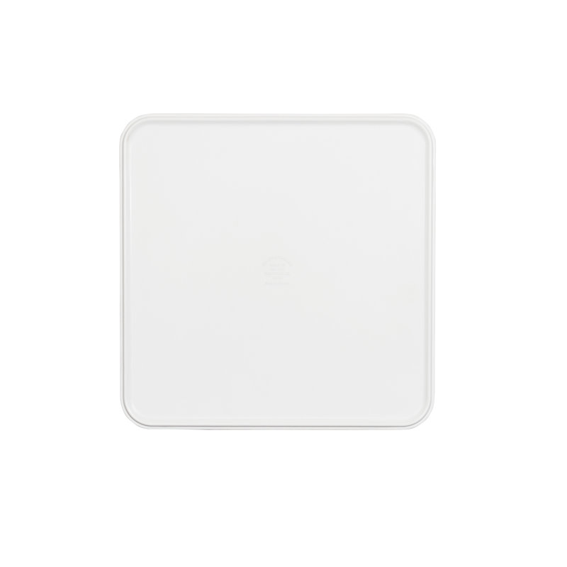 Plateau en mélamine Cal-Mil Hudson, H 3 po x l 10 po x P 10 po, Blanc
