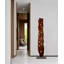 Sculpture de plancher Mid-Century moderne en bois massif rétro-638751546