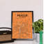 Prague City Map - No Frame Print-923324179
