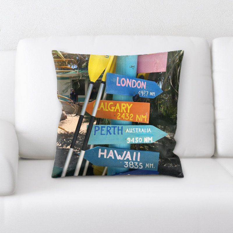 Microsuede Reversible Throw Pillow