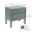 Table de chevet 2 tiroirs Denbo-899742703