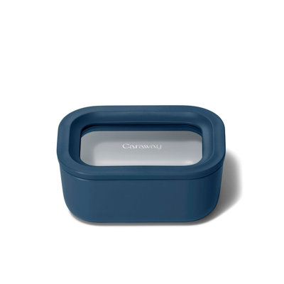 Caraway Mini Rectangle Container w/ Lid, Cream