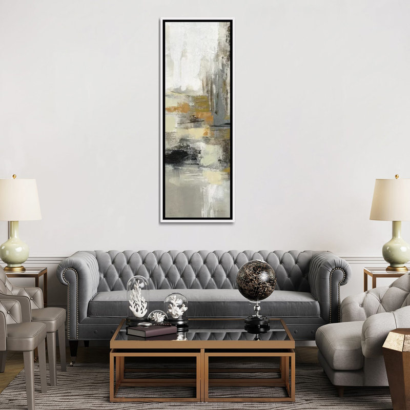 «Lava and Steam II» par Silvia Vassileva, reproduction d'art panoramique sur toile, H 72 po x l 24 po x P 1,5 po