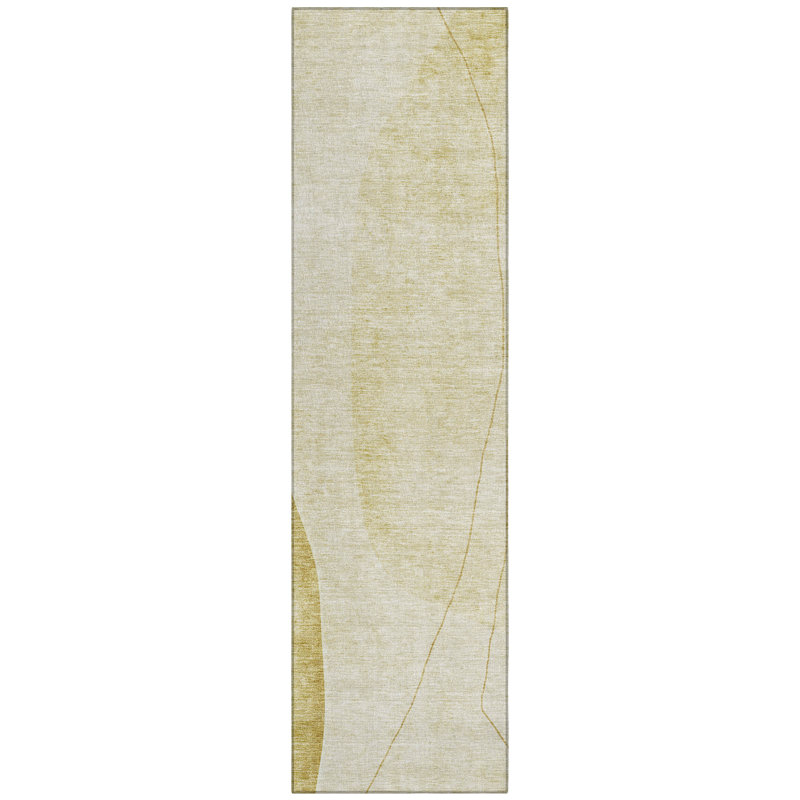 Chelea Washable Abstract Indoor / Outdoor Rug, Runner 2'3" x 7'6"