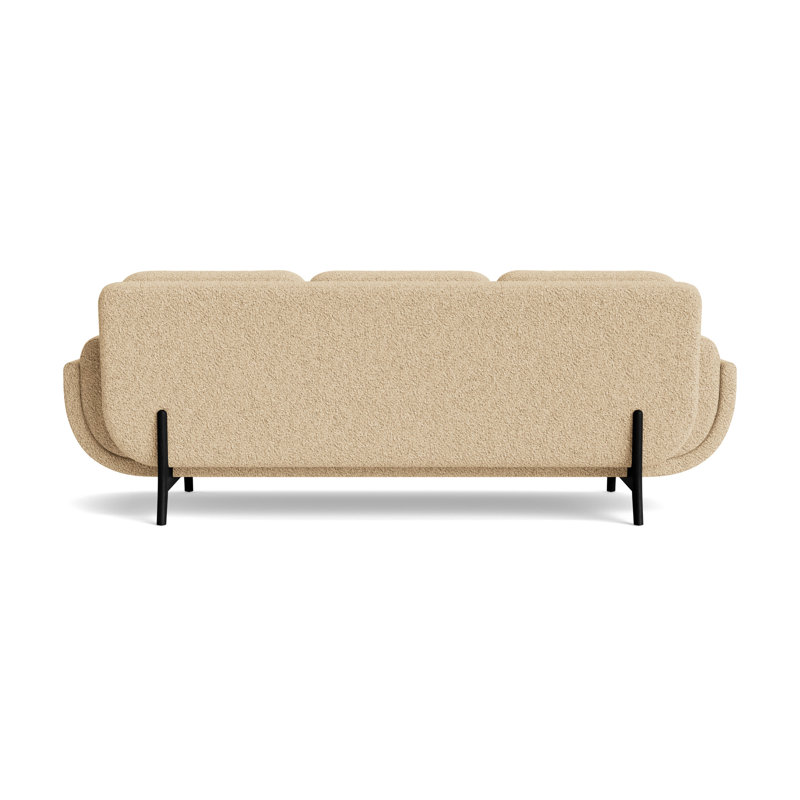 Regatta 90 Sofa, Black, Berber - Dune