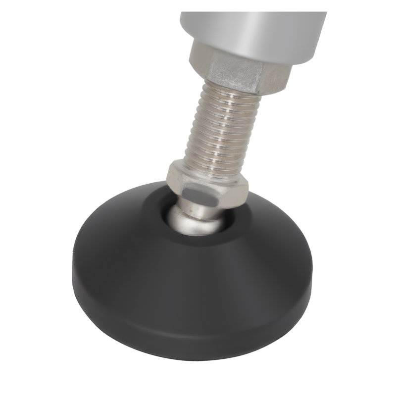 Cadre de support de balançoire aérien de yoga robuste, longueur 9,6 pi, argent