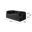 Canapé-lit pliable pour trois personnes 78,4 po Jordan-2019226522