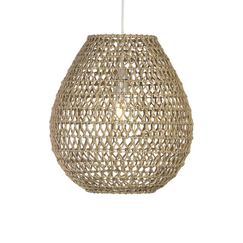 Bell Pendant Shade ( Screw On ) in Brown, Large