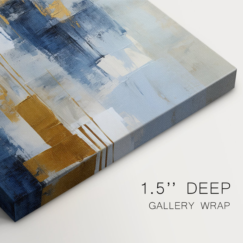 Série ABSTRACT Dxxxx - Toile tendue avec châssis de qualité supérieure - Prêt à être accroché, H 12 po x l 8 po
