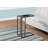 Accent Table, C-Shaped, End, Side, Snack, Living Room, Bedroom, Tempered Glass Metal, Contemporary, Modern-1912112108-1879637494