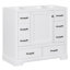 Meuble-lavabo 36 po sans lavabo, base d'armoire seulement, six tiroirs, diviseur de tiroir multifonctionnel, tablette réglable-110447379