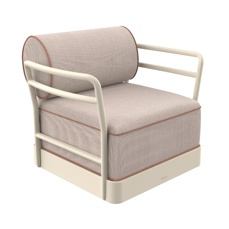 Fauteuil Brisa, Nacar, Noisette (taupe)