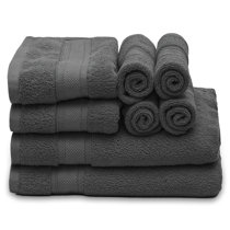 15Pcs 100% Cotton Towel Set Bath Sheet+2 Bath Towels+2 Hand Towels+10  Washcloths