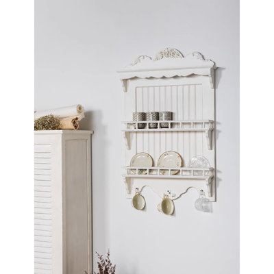 2 Piece Wood Accent Shelf