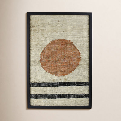 Circle Over Lines Dimensional Wall Art