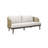 Ensemble de conversation d'extérieur pour 4 personnes avec coussins Modway Meadow-93811820