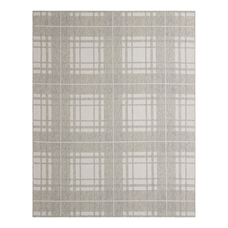 Tapis intérieur / extérieur Talih, Rectangle 7 pi 10 po x 10 pi