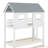 Twin Size House Bunk Bed With Trundle