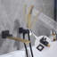 Robinet de baignoire en laiton avec bec pivotant