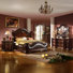 Ensemble de chambre à coucher Faxon en noyer foncé