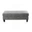 Ensemble de canapé modulaire 5 pièces en chenille gris