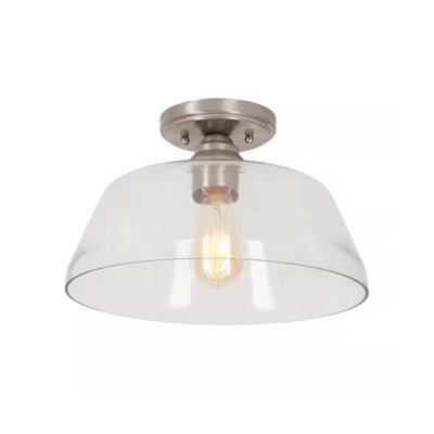 Oldroyd Glass Semi Flush Mount