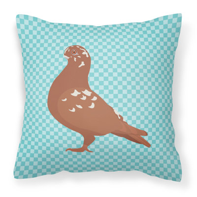 African Checkered Throw Pillow