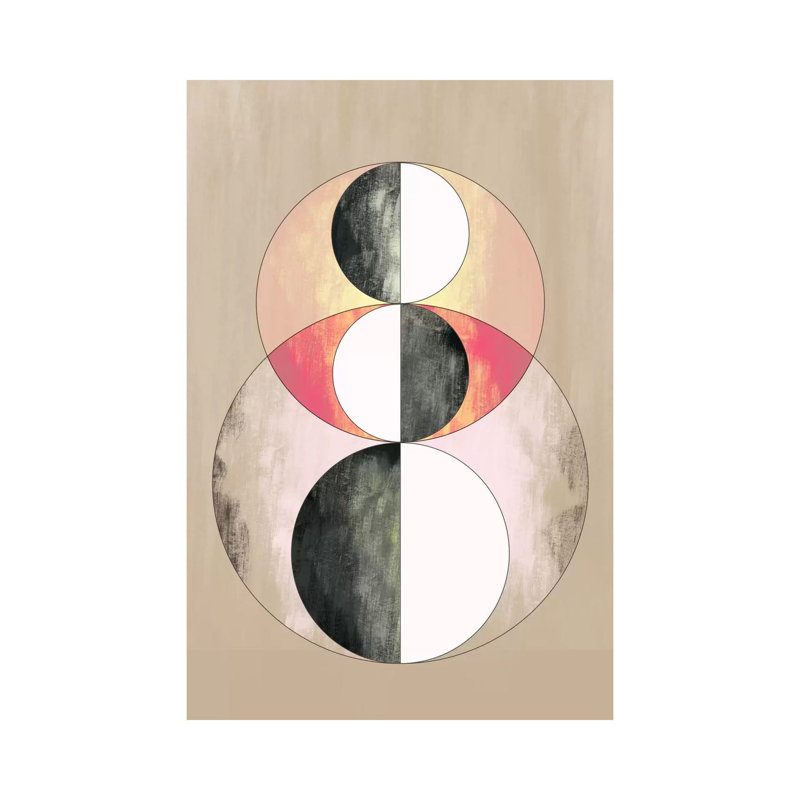Modern Art - Geometric Prism (After Delaunay) - Wrapped Canvas Print, 66.04 cm H x 45.72 cm W x 3.175 cm D