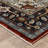 Caia Traditional Medallion Red/ Blue Area Rug-740851204