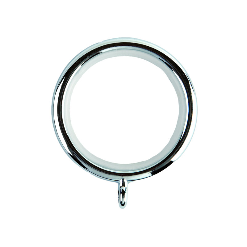 Matranga 2.8cm Curtain Rings, Chrome