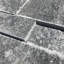Grand panneau mosaïque noir 6x24