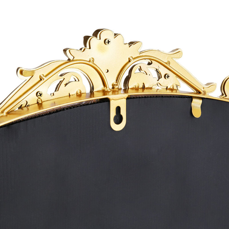Dungonnell Iron Arch Mirror, 120cm H x 60cm W, Gold