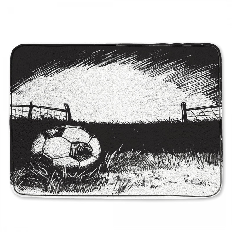 Tapis de bain Soccer, L 24 po x L 17 po