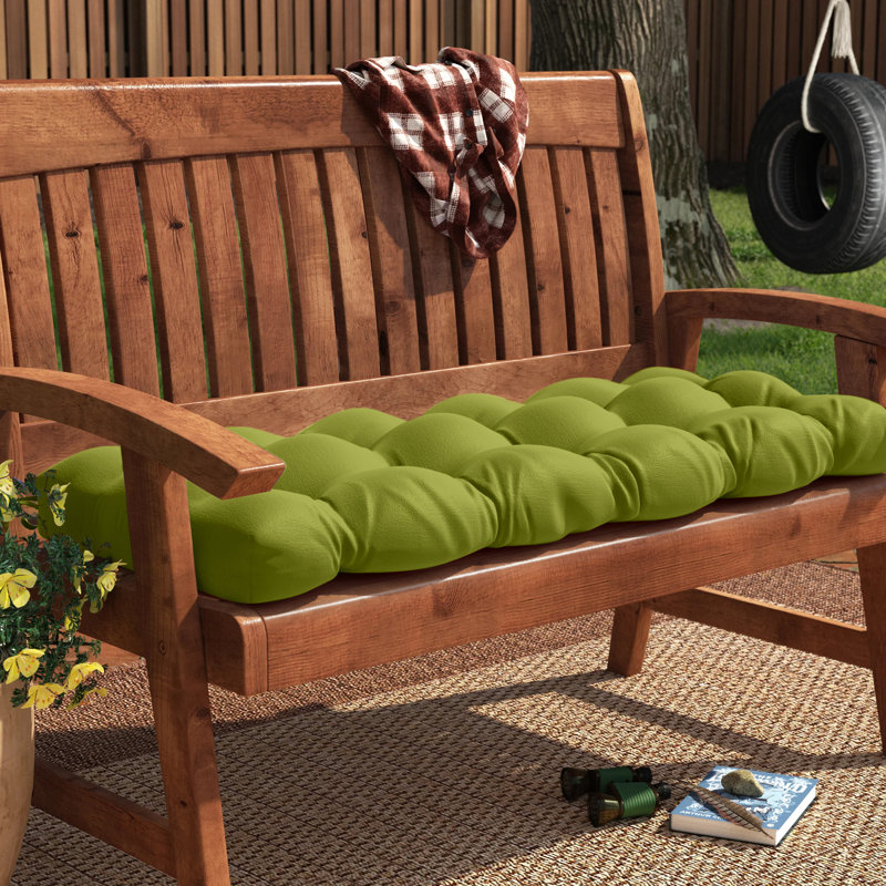 Coussin de banc d'extérieur Shipton, Vert Summerside, L 44 po x P 17 po, 4"