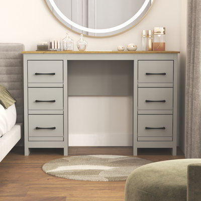 Limestone Dressing Table with 6 Drawers