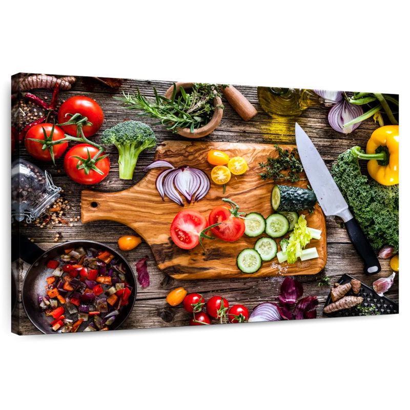 Yarlin Vegetable Fresh Ingredients, 32" H x 48" W