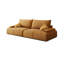 Causeuse-coussin modulaire orange 100% polyester-1183243768