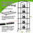 5 Tier Portable Greenhouse With Locking Wheels & Pvc Cover, Indoor Outdoor Grow Tent Plant Shelter-127326990