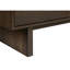 Meuble télé, console de 72 po, meuble multimédia, tiroirs de rangement, armoire de rangement, stratifié brun, transitionnel