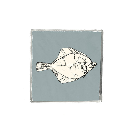 Highland Dunes Block Print Fish V | Wayfair.co.uk