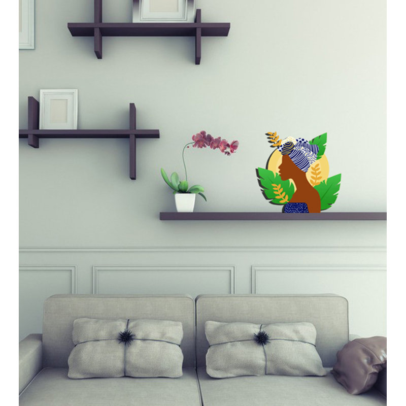 Adhésif décoratif bohémien, H 10 po x l 10 po