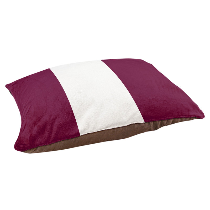 Coussin Miami, Grand (l 40 po x P 30 po x H 6,5 po), Marron