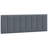 vidaXL Headboard Cushion Hanko Dark Grey 183 cm Velvet-697694261-697694266