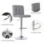 Adjustable Height Counter Stool with Metal Frame-1569650397