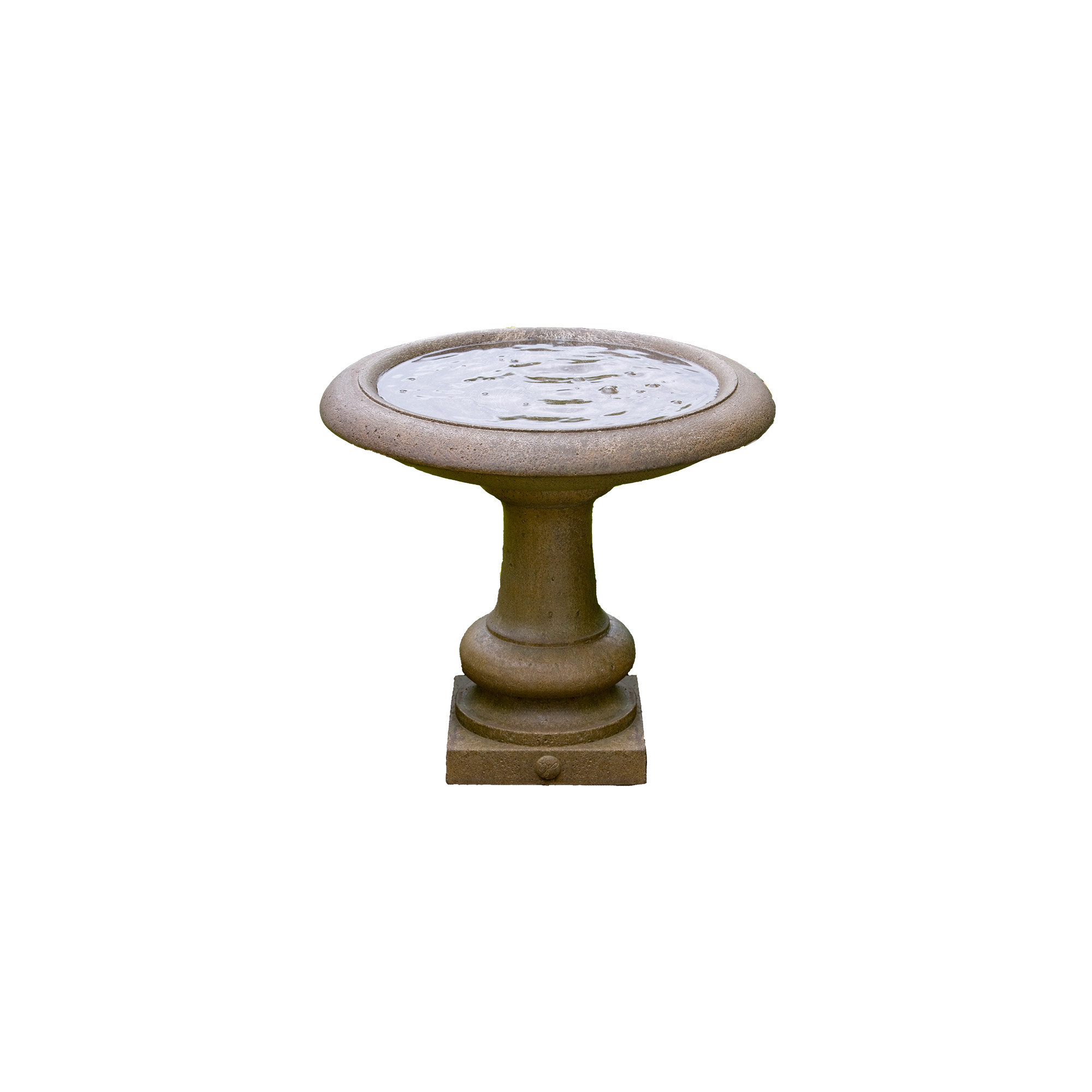 Connerton Birdbath, Aged Limestone