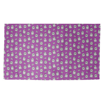 Tapis mauve à motif de fantômes Avicia