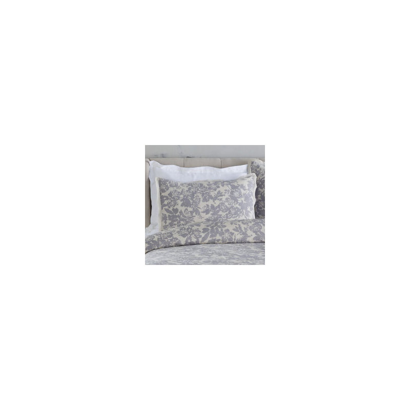 Clara Cotton Blend Sham, King, Gray